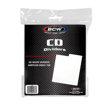 Load image into Gallery viewer, Compact Disc Dividers (25 Dividers)