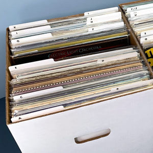 BCW:  12 Inch Record Dividers - White