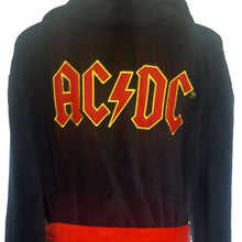 Cargar imagen en el visor de la galería, AC/DC - Unisex Bathrobe:  Logo / Back Print (Black)