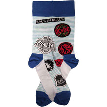 Load image into Gallery viewer, AC/DC - Unisex Ankle Socks:  Icons (Blue)