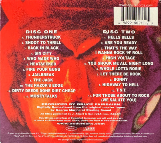 ACDC - Live Collector's Edition Compact Disc – The Cosmic Peddler