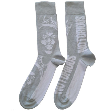 Biggie Smalls Unisex Ankle Socks:  Crown Monochrome