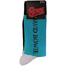 Load image into Gallery viewer, David Bowie - Unisex Ankle Socks:  Circles Pattern (Blue)