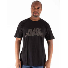 Cargar imagen en el visor de la galería, Black Sabbath - Unisex T-Shirt:  Wavy Logo / Hi-Build (Black)