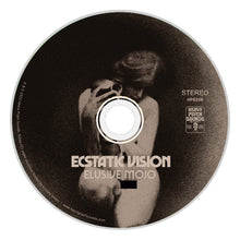 Charger l'image dans la galerie, CD with 'Ecstatic Vision' and 'Elusive Mojo' text, featuring a black and white image of a person.
