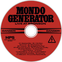 Cargar imagen en el visor de la galería, Generador de Mondo - En vivo en Bronson (CD)
