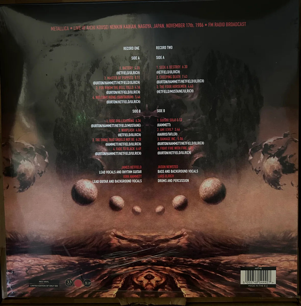 Metallica - Enter Sandman: Live Japan 1986 (Vinyl/Record) – The Metallica - Enter Sandman: Live Japan 1986 (Vinyl/Record) – The