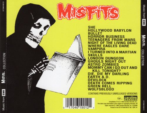 MISFITS ミスフィッツ　CD Misfits - Misfits (CD) – The Cosmic Peddler
