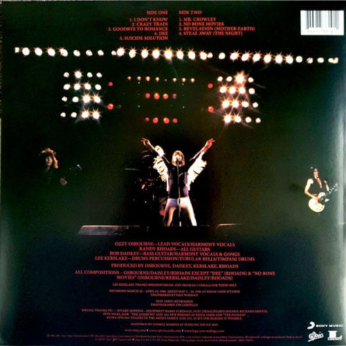 Ozzy Osbourne - Blizzard Of Ozz (Vinyl/Record-New-Repress) – The
