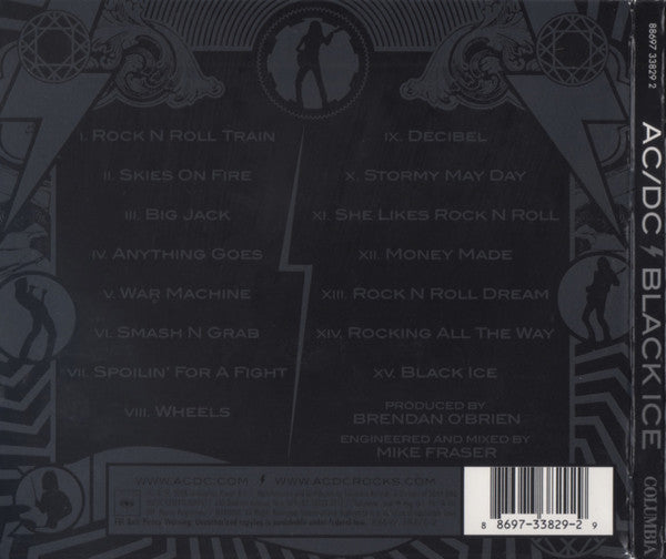 AC/DC - Black Ice (CD) – The Cosmic Peddler