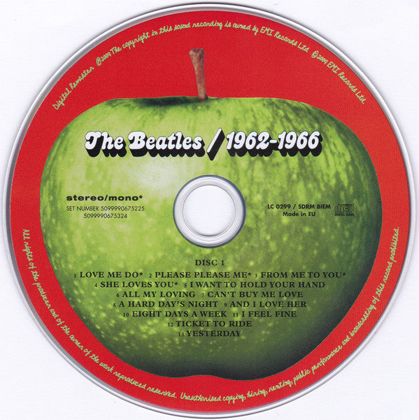 Beatles, The - 1962 - 1966 (CD) – The Cosmic Peddler