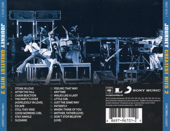 Journey - Greatest Hits 2 (CD) – The Cosmic Peddler