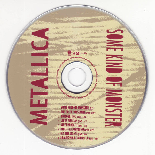 Metallica - Some Kind Of Monster Compact Disc – The Cosmic Peddler