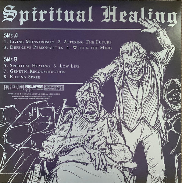 Death - Spiritual Healing (Vinyl/Record) – The Cosmic Peddler