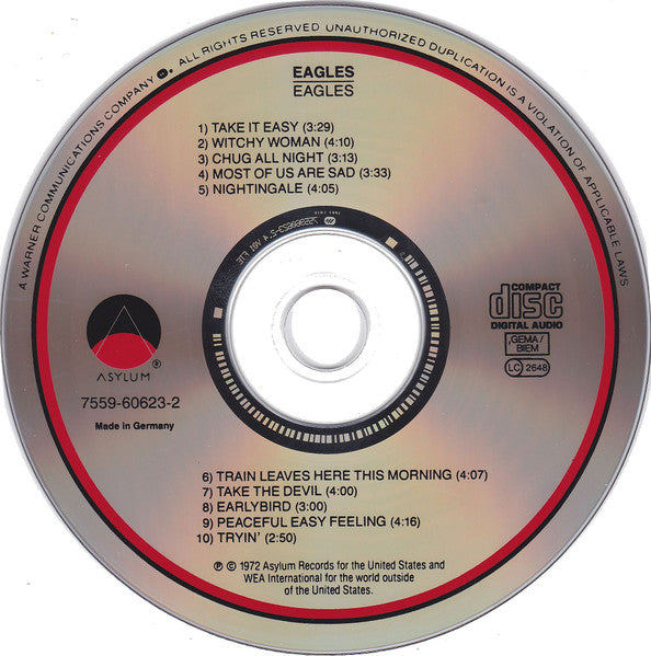 Eagles - Eagles (CD) – The Cosmic Peddler
