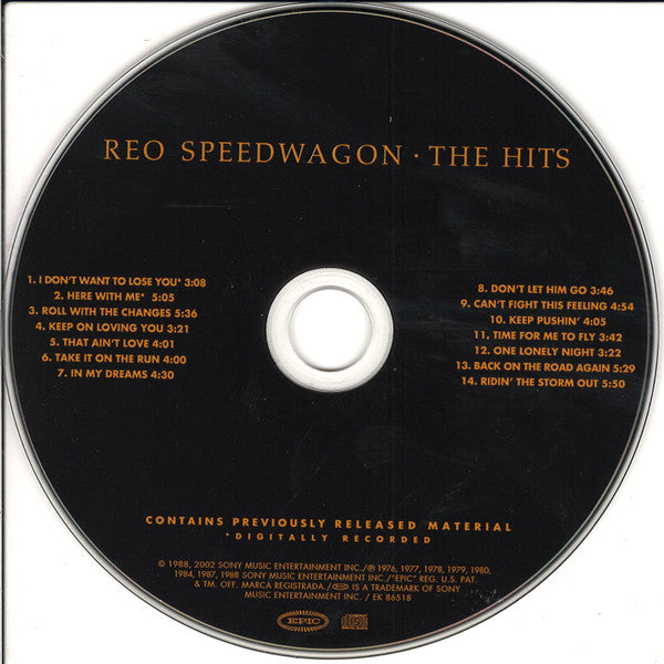 Reo Speedwagon - The Hits (CD)