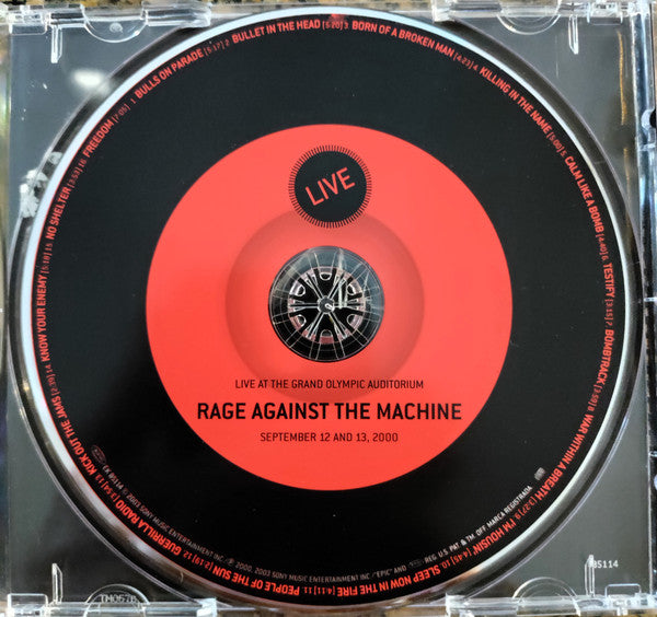 Rage Against The Machine - Live At The Grand Olympic Auditorium