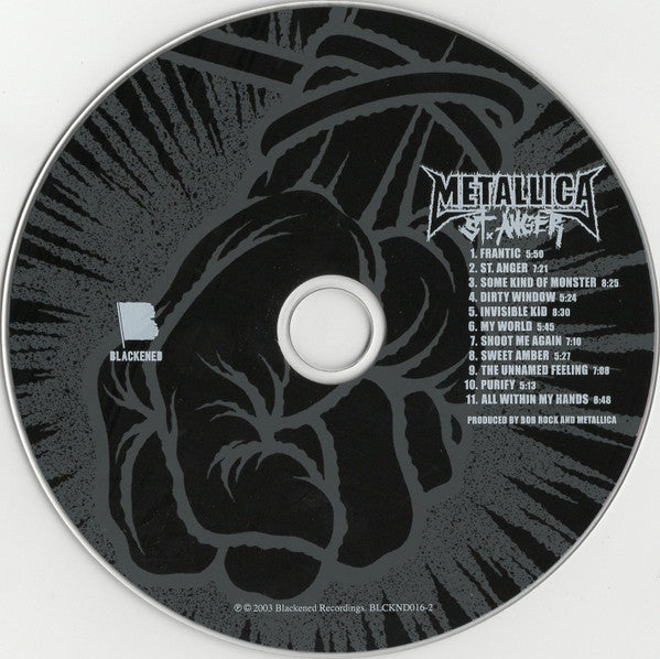 欧2LP llica St. Anger blcknd0161 Blackened /00660 St. Anger - Vinyl (2LP) | Metallica.com