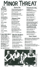 Load image into Gallery viewer, Minor Threat - Minor Threat (Vinyl/Record)