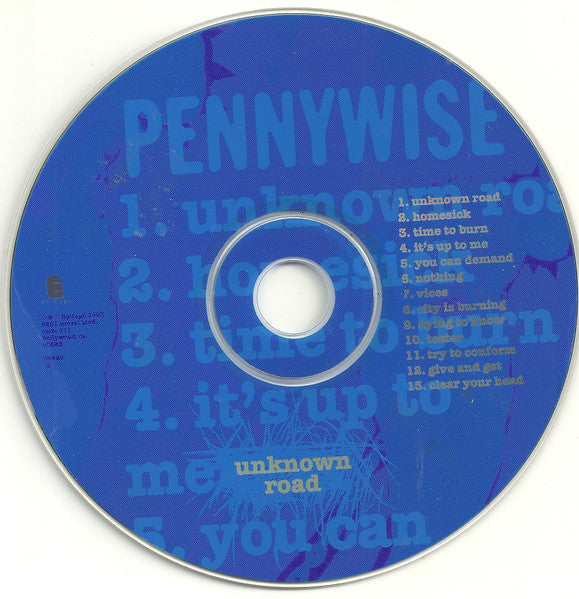 Pennywise - Unknown Road (CD) – The Cosmic Peddler