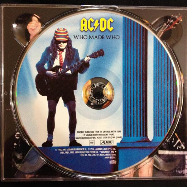 AC/DC - Who Made Who (CD) – The Cosmic Peddler