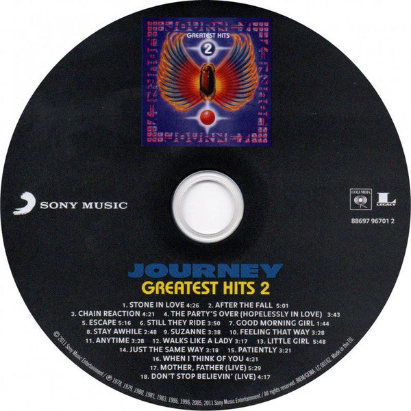Journey - Greatest Hits 2 (CD) – The Cosmic Peddler