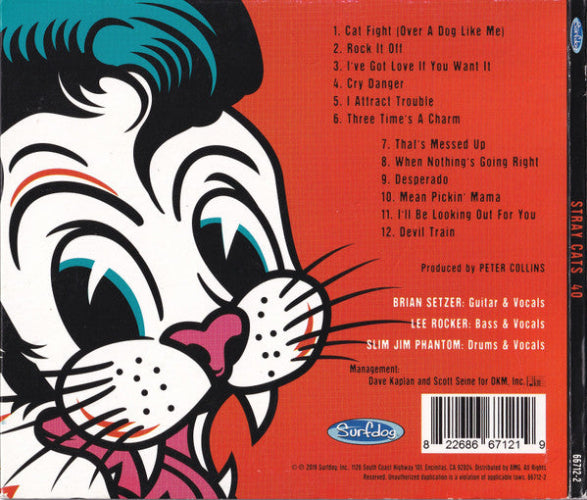 Stray Cats - 40 Compact Disc – The Cosmic Peddler