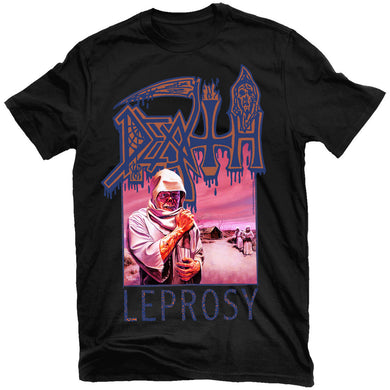Death - Unisex T-Shirt:  Leprosy (Black)