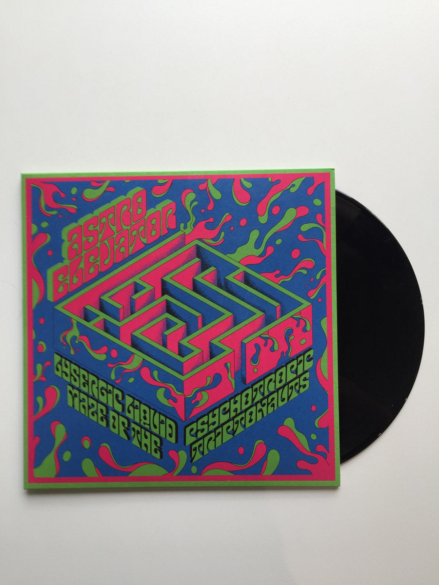 Ascenseur Astro - Labyrinthe liquide lysergique des triptonautes psychotropes (vinyle/disque) 