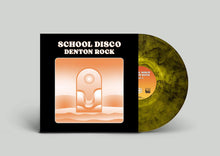 Load image into Gallery viewer, School Disco - Denton Rock vinyl record and cover on a gray background