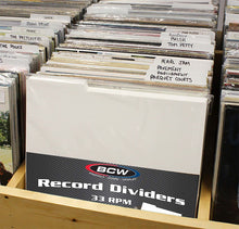 Load image into Gallery viewer, BCW:  12 Inch Record Dividers - White