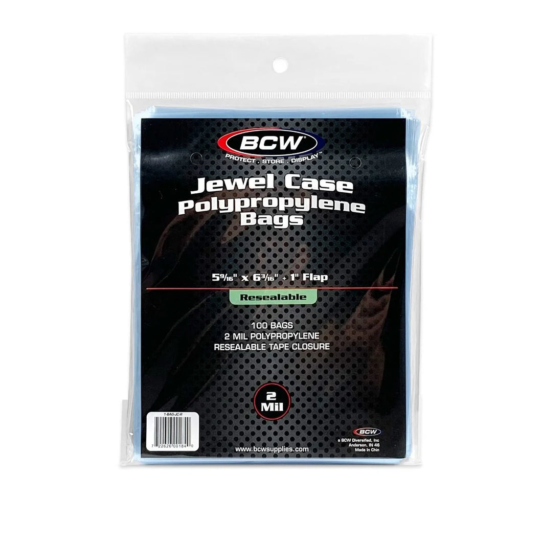 BCW Resealable CD Bag - Jewel Case