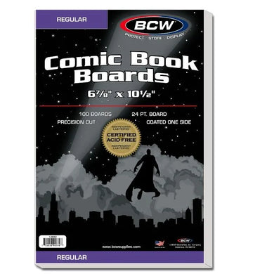 BCW:  Regular Comic Backing Boards