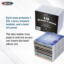 Cargar imagen en el visor de la galería, BCW CD Jewel Cases - 10 Pack