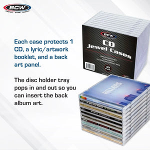 BCW CD Jewel Cases - 10 Pack