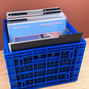 BCW:  12 Inch Record Dividers - Black