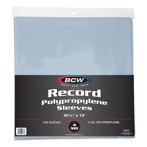 12 Inch Record Sleeves - 4 Mil (100 Pack)