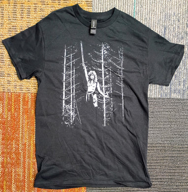 Castle Rat - Unisex T-Shirt:  Forest Dweller (Black)
