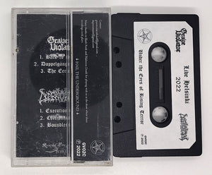 Grave Violator / Depravement - Under The Eyes Of Rising Terror (Cassette)