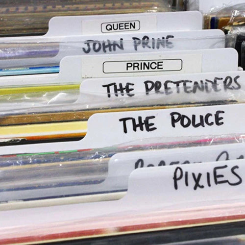 12-Inch Record Dividers - White – The Cosmic Peddler