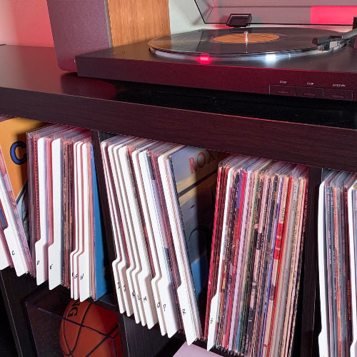 12-Inch Record Dividers - White – The Cosmic Peddler