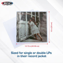 Charger l'image dans la galerie, Album cover with dimensions and BCW logo