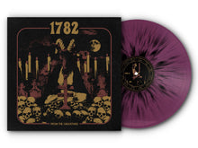Load image into Gallery viewer, Album cover for 1782 featuring a dark and moody scene with a figure in a graveyard, surrounded by skulls, candles, and a full moon, depicting the theme of witchcraft and doom.