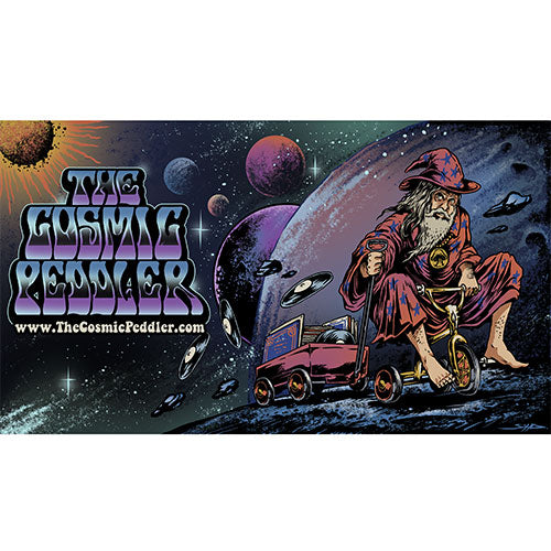 The Cosmic Peddler - Vinyl Sticker:  Steven Yoyada Main Image