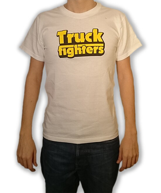 Truckfighters - Unisex T-Shirt:  Classic Logo (White)