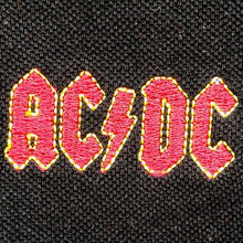 Load image into Gallery viewer, AC/DC - Unisex Polo Shirt:  Classic Logo (Black)