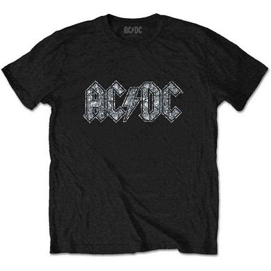 AC/DC - Kids T-Shirt:  Logo / Embellished (Black)