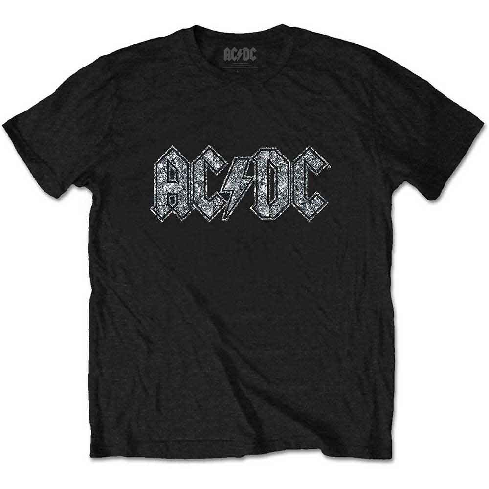 AC/DC - Kids T-Shirt:  Logo / Embellished (Black)