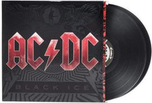 Cargar imagen en el visor de la galería, ACDC - Black Ice double black vinyl records.