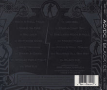 Charger l'image dans la galerie, AC/DC - Black Ice back compact disc cover.
